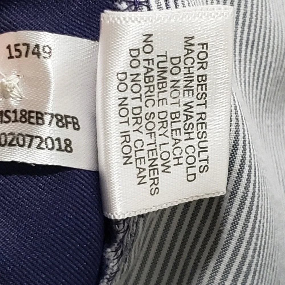 Peter Millar Durham Performance Mens 40/34 fits 40/30 Pants EB78 High Drape Navy